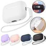 Custodia protettiva in silicone per auricolari con cordino, For AirPods Pro 3