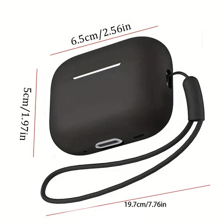 Custodia protettiva in silicone per auricolari con cordino, For AirPods Pro 3