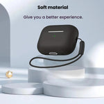 Custodia protettiva in silicone per auricolari con cordino, For AirPods Pro 3