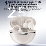 Auricolari wireless Bluetooth ZGA GS28 con clip auricolare e indicatore luminoso., GS28