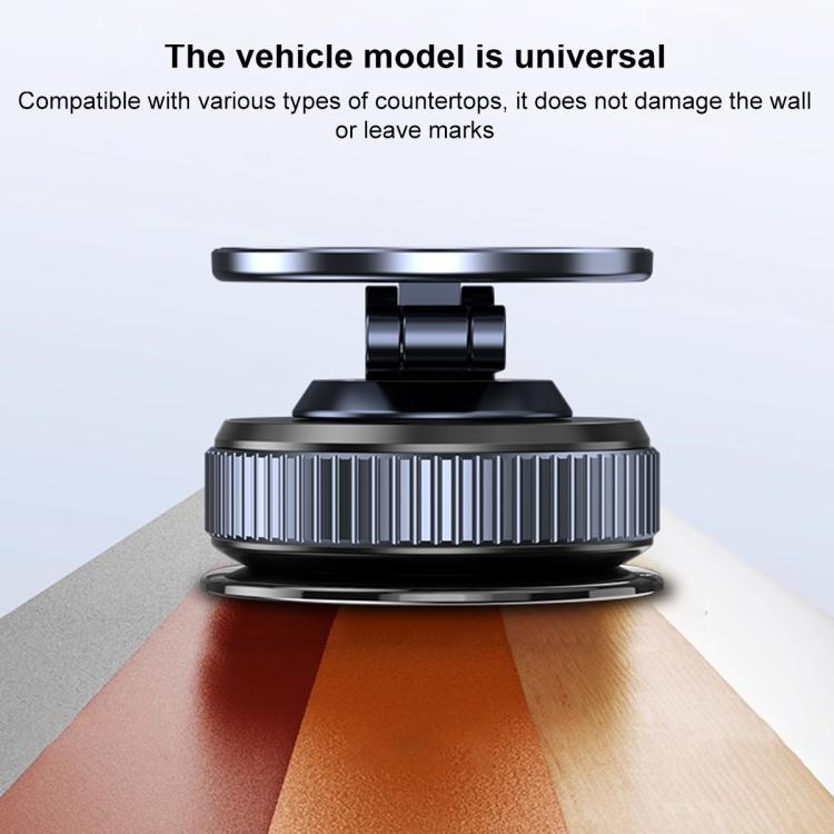 K001B Supporto magnetico per telefono da auto con ventosa e rotazione a 360 gradi, K001B