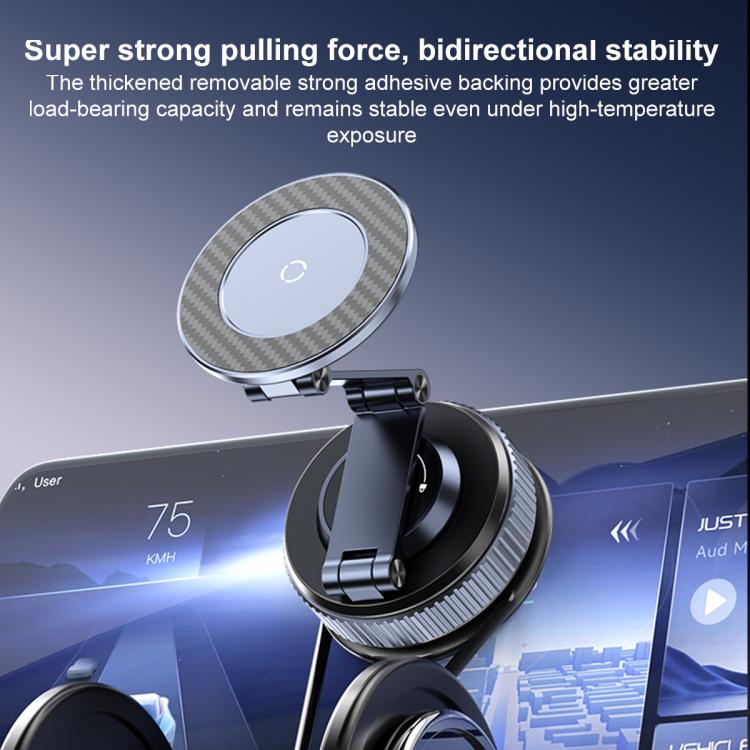 K001B Supporto magnetico per telefono da auto con ventosa e rotazione a 360 gradi, K001B