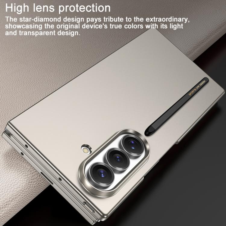 Custodia per telefono GKK ultra sottile integrata a copertura totale con penna magnetica, For Samsung Galaxy Z TriFold