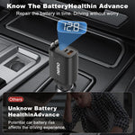 Caricabatterie da auto Onten CW72 4 in 1 USB-A e Type-C/USB-C con cavo retrattile a 8 pin e Type-C/USB-C.