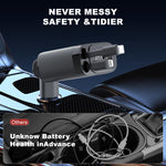 Caricabatterie da auto Onten CW72 4 in 1 USB-A e Type-C/USB-C con cavo retrattile a 8 pin e Type-C/USB-C.