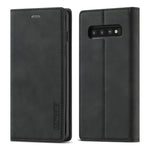 Custodia portafoglio in pelle PU e TPU per Samsung Galaxy S10