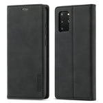 Custodia portafoglio TPU e pelle per Samsung Galaxy S20 FE