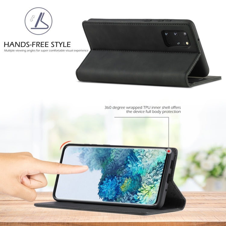 Custodia portafoglio TPU e pelle per Samsung Galaxy S20 FE