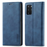 Custodia portafoglio TPU e pelle per Samsung Galaxy S20 FE