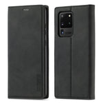 Custodia portafoglio TPU e pelle per Samsung Galaxy S20 FE