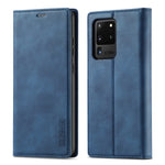 Custodia portafoglio TPU e pelle per Samsung Galaxy S20 FE