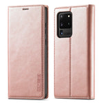 Custodia portafoglio TPU e pelle per Samsung Galaxy S20 FE