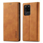 Custodia portafoglio TPU e pelle per Samsung Galaxy S20 FE