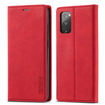 Custodia portafoglio TPU e pelle per Samsung Galaxy S20 FE