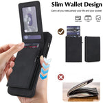 Portafoglio staccabile in similpelle stile retrò con chiusura a molla e custodia magnetica RFID per telefono., For iPhone 15, For iPhone 14 Plus, For iPhone 14 / 13, For iPhone 12 / 12 Pro