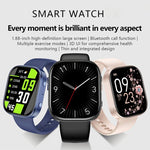 Smartwatch QS15 con schermo TFT HD da 1,88 pollici, supporto per il monitoraggio della salute e diverse modalità sportive.