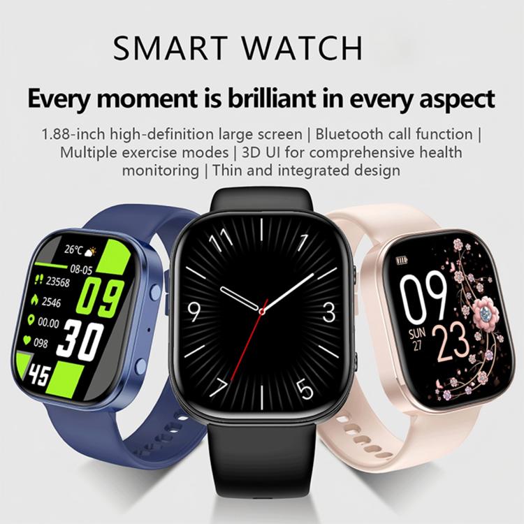 Smartwatch QS15 con schermo TFT HD da 1,88 pollici, supporto per il monitoraggio della salute e diverse modalità sportive.