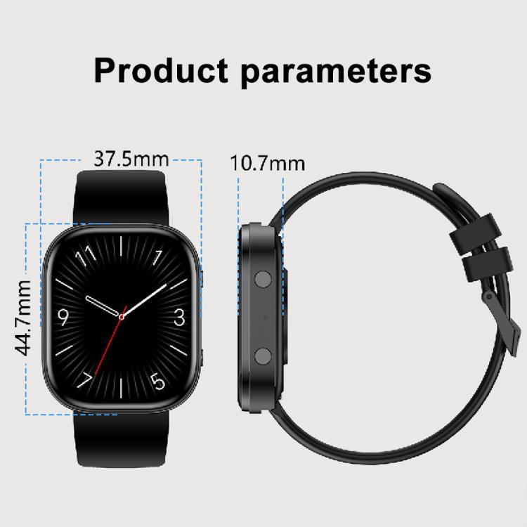 Smartwatch QS15 con schermo TFT HD da 1,88 pollici, supporto per il monitoraggio della salute e diverse modalità sportive.