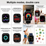 Smartwatch QS15 con schermo TFT HD da 1,88 pollici, supporto per il monitoraggio della salute e diverse modalità sportive.
