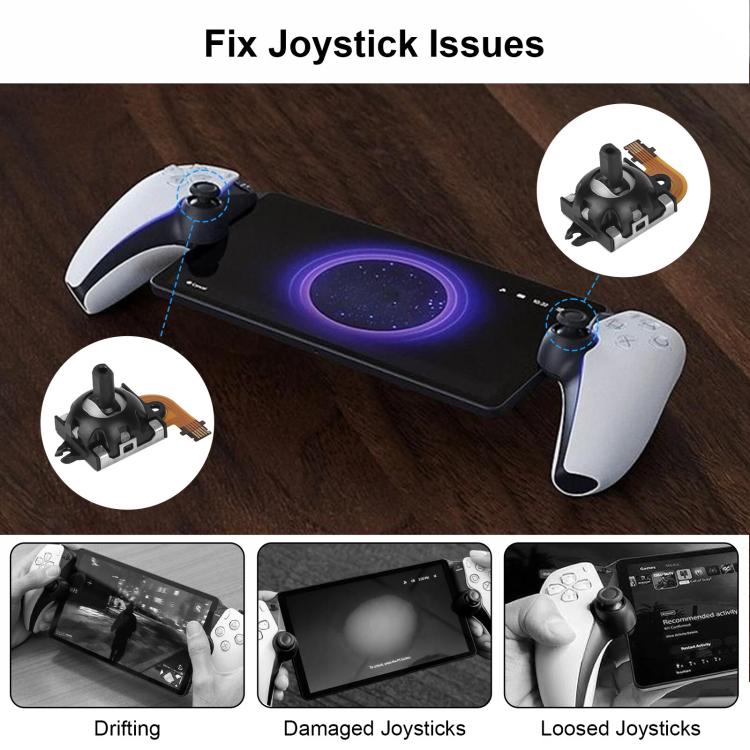 1 coppia di joystick analogici 3D con effetto Hall, For Sony PS5 Portal