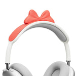 Fascia per capelli decorativa in silicone con fiocco, For AirPods Max