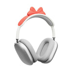 Fascia per capelli decorativa in silicone con fiocco, For AirPods Max