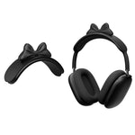 Fascia per capelli decorativa in silicone con fiocco, For AirPods Max