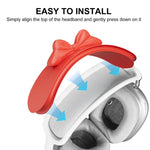 Fascia per capelli decorativa in silicone con fiocco, For AirPods Max