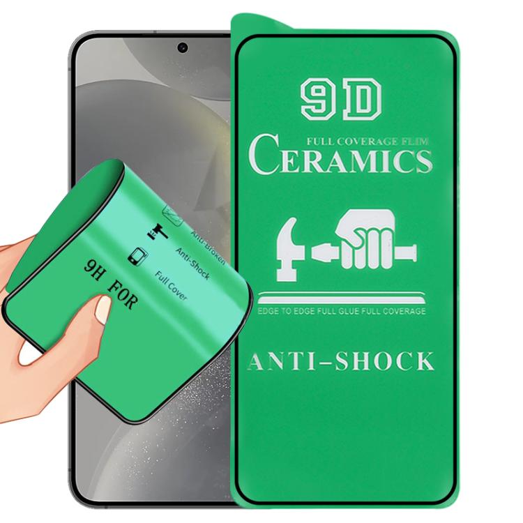 Pellicola ceramica 9D a schermo intero con adesivo completo, For Samsung Galaxy S26+ 5G, For Samsung Galaxy S26 Edge 5G, For Samsung Galaxy S26 Ultra 5G, For Samsung Galaxy S26 5G, For Samsung Galaxy S25 Edge 5G, For Samsung Galaxy S25 5G              ...