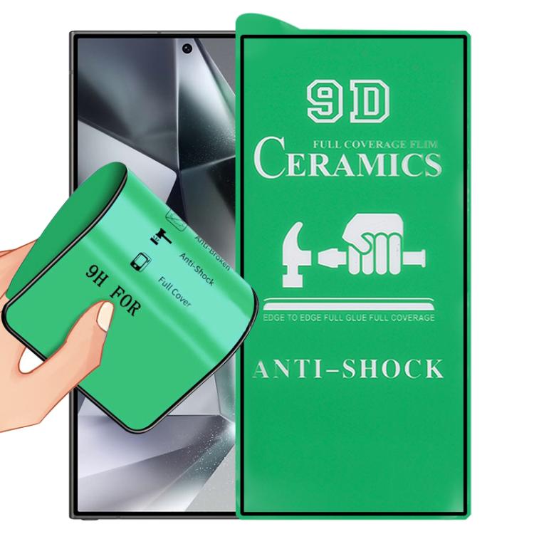 Pellicola ceramica 9D a schermo intero con adesivo completo, For Samsung Galaxy S26+ 5G, For Samsung Galaxy S26 Edge 5G, For Samsung Galaxy S26 Ultra 5G, For Samsung Galaxy S26 5G, For Samsung Galaxy S25 Edge 5G, For Samsung Galaxy S25 5G              ...