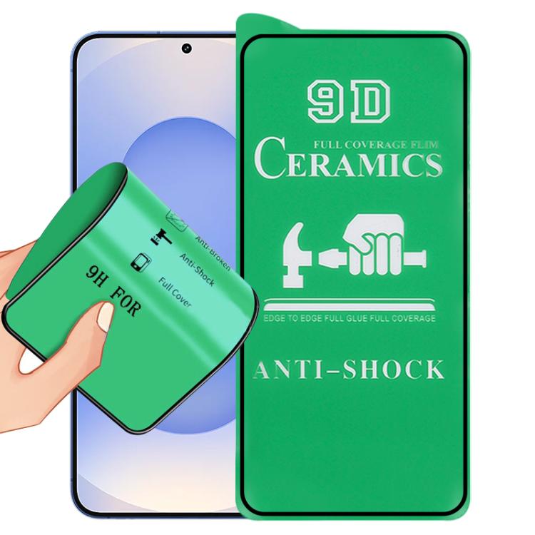 Pellicola ceramica 9D a schermo intero con adesivo completo, For Samsung Galaxy S26+ 5G, For Samsung Galaxy S26 Edge 5G, For Samsung Galaxy S26 Ultra 5G, For Samsung Galaxy S26 5G, For Samsung Galaxy S25 Edge 5G, For Samsung Galaxy S25 5G              ...