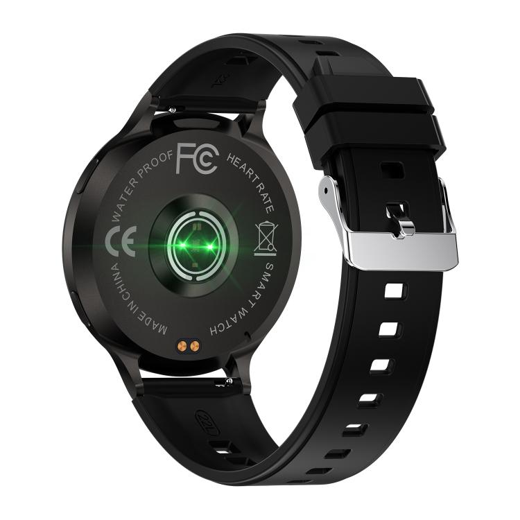 QS07 Smartwatch con schermo AMOLED rotondo da 1,75 pollici, supporto per il monitoraggio della salute, Black Silicone Strap, Silver Silicone Strap, Gold Silicone Strap, Black Leather Strap, Silver Leather Strap, Gold Leather Strap, Black Bamboo Strap  ...