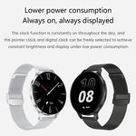 QS07 Smartwatch con schermo AMOLED rotondo da 1,75 pollici, supporto per il monitoraggio della salute, Black Silicone Strap, Silver Silicone Strap, Gold Silicone Strap, Black Leather Strap, Silver Leather Strap, Gold Leather Strap, Black Bamboo Strap  ...