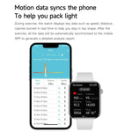 Smartwatch QS09 ultrasottile con schermo AMOLED da 1,85 pollici, supporto per il monitoraggio della salute e diverse modalità sportive.