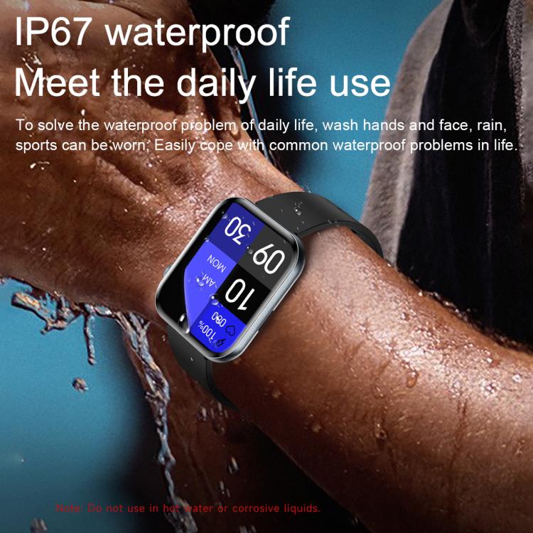 Smartwatch QS09 ultrasottile con schermo AMOLED da 1,85 pollici, supporto per il monitoraggio della salute e diverse modalità sportive.