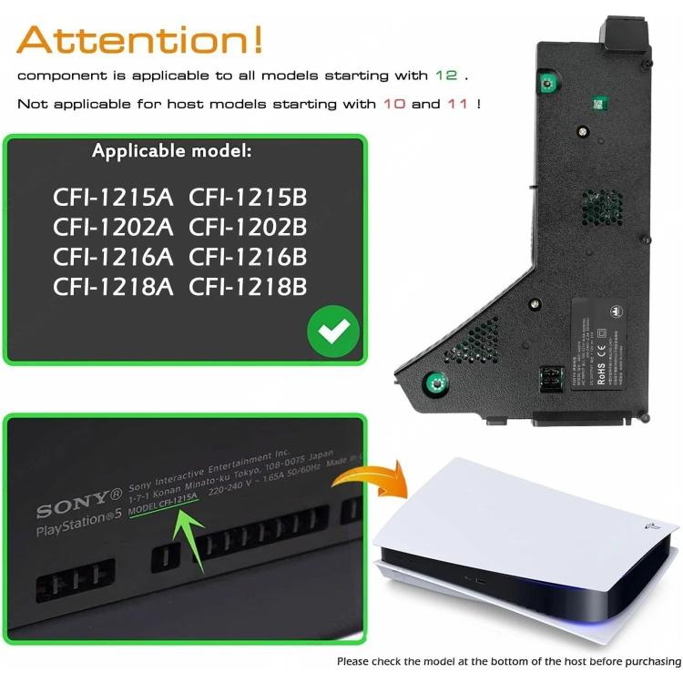 Alimentatore ADP-400FR CFI-1215, For Sony PS5 ADP-400FR