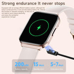 QS06 Orologio intelligente ultra sottile con schermo quadrato da 1,75 pollici, funzione chiamate e monitoraggio della salute., Gold Silicone Strap, Pink Silicone Strap, Starlight Silicone Strap, Dark Gray Silicone Strap, Dark Gray Steel Strap          ...