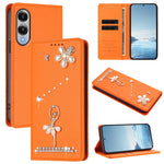 Custodia per telefono in ecopelle con protezione RFID e strass, a tema ballerina, con motivo a ballerina., For Samsung Galaxy S26 5G, For Samsung Galaxy S25 FE 5G, For Samsung Galaxy S25 Edge 5G