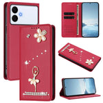 Custodia per telefono in ecopelle con protezione RFID e strass, a tema ballerina, con motivo a ballerina., For Samsung Galaxy S26+ 5G, For Samsung Galaxy S26 Edge 5G, For Samsung Galaxy S26 Ultra 5G
