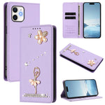 Custodia per telefono in ecopelle con protezione RFID e strass, a tema ballerina, con motivo a ballerina., For iPhone 11 Pro Max, For iPhone 11, For iPhone 11 Pro