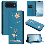 Custodia per telefono in ecopelle con protezione RFID e strass, a tema ballerina, con motivo a ballerina., For iPhone 17, For iPhone Air, For iPhone 16 Pro Max