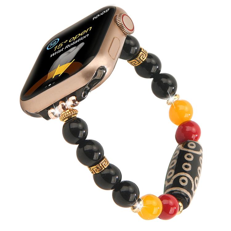 Bracciale tibetano con perline e cinturino per orologio, For Apple Watch 46mm / 49mm / 45mm / 44mm, For Apple Watch 42mm / 41mm / 40mm / 38mm
