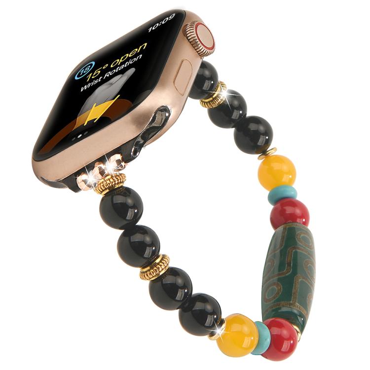 Bracciale tibetano con perline e cinturino per orologio, For Apple Watch 46mm / 49mm / 45mm / 44mm, For Apple Watch 42mm / 41mm / 40mm / 38mm