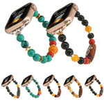Bracciale tibetano con perline e cinturino per orologio, For Apple Watch 46mm / 49mm / 45mm / 44mm, For Apple Watch 42mm / 41mm / 40mm / 38mm
