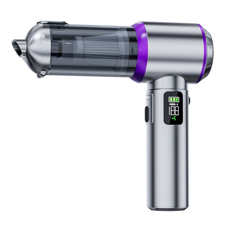 SUITU Aspirapolvere senza fili ad alta potenza con display digitale e sistema brushless per auto, One Touch Dustbin Emptying, Long Dust Collection Bin