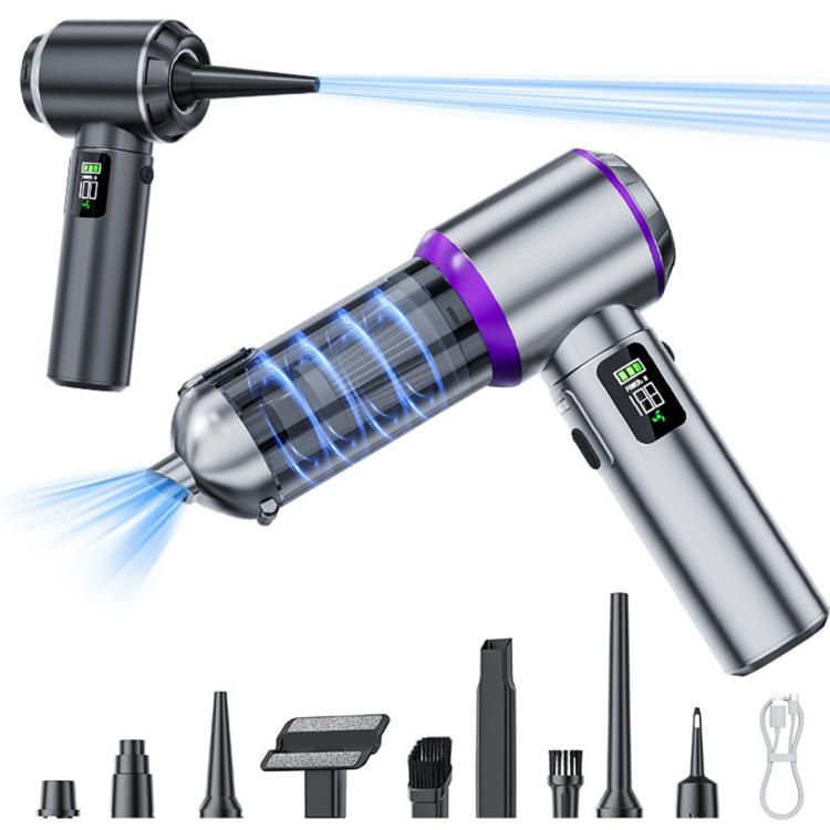 SUITU Aspirapolvere senza fili ad alta potenza con display digitale e sistema brushless per auto, One Touch Dustbin Emptying, Long Dust Collection Bin