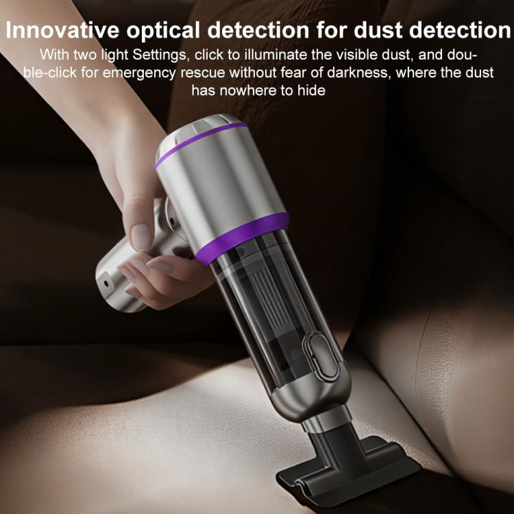 SUITU Aspirapolvere senza fili ad alta potenza con display digitale e sistema brushless per auto, One Touch Dustbin Emptying, Long Dust Collection Bin