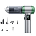 Aspirapolvere portatile SUITU con funzione soffiante e aspirazione combinata, display LED e sistema senza spazzole, One Touch Dustbin Emptying, Long Dust Collection Bin