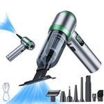 Aspirapolvere portatile SUITU con funzione soffiante e aspirazione combinata, display LED e sistema senza spazzole, One Touch Dustbin Emptying, Long Dust Collection Bin