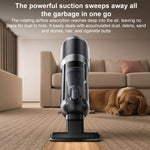 Aspirapolvere portatile SUITU con funzione soffiante e aspirazione combinata, display LED e sistema senza spazzole, One Touch Dustbin Emptying, Long Dust Collection Bin